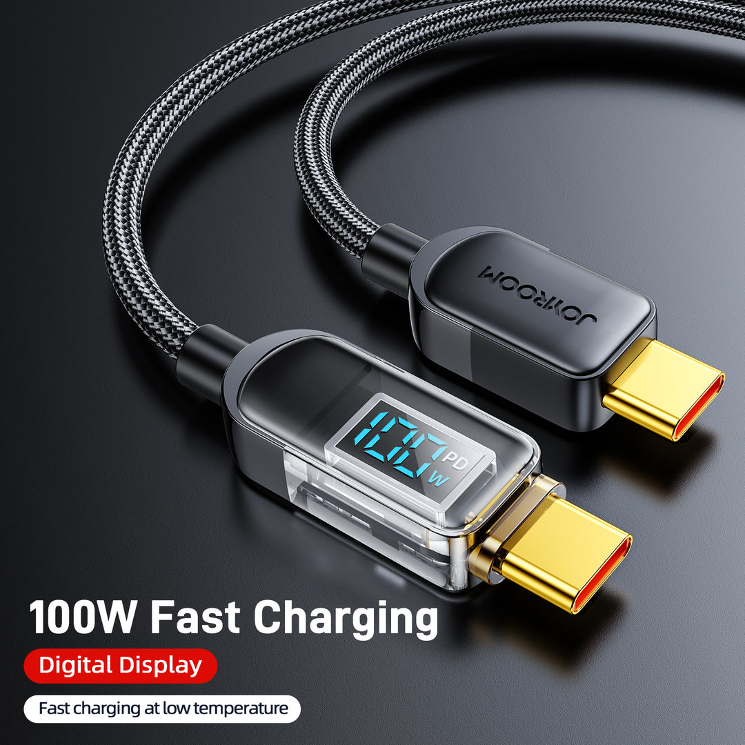 1_d26f1568-245f-45fe-9a3f-639d554ac928_1080x JR S-CC100A4 100W Display PD Charging Data Cable 1.2m - Image 1