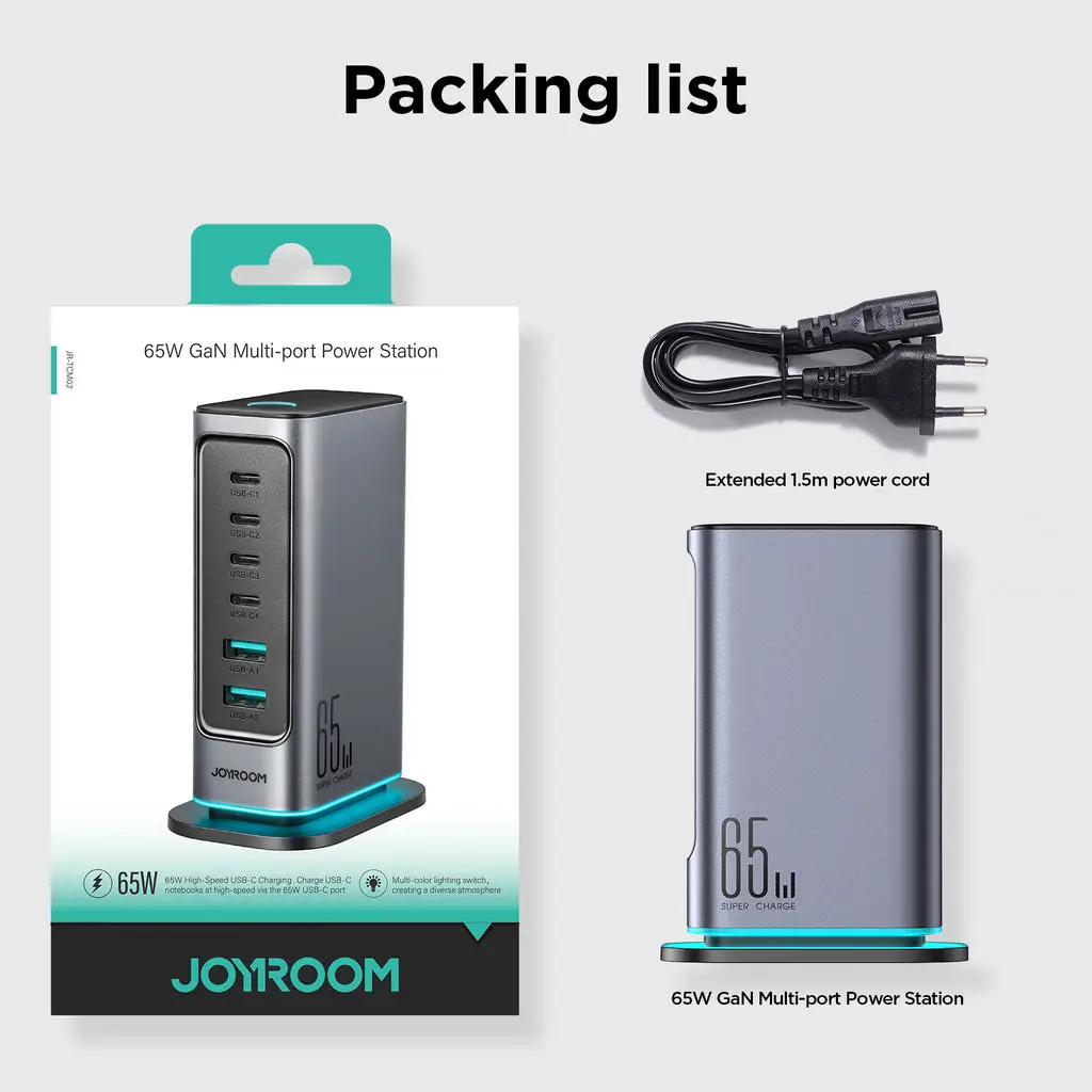 1.3_1addc4ec-6616-4c48-9031-aae740cb6d1c Joyroom JR-TCM02 6 In 1 65W Multi-Port Charger - Image 11