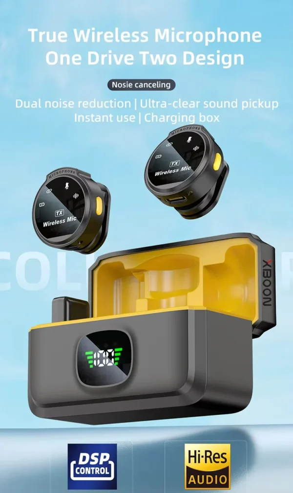 Neepho NP58 Collar Clip Button Wireless Microphone - Image 4